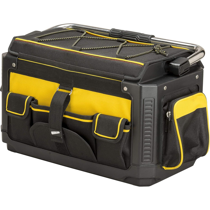 Футляр для інструментів Stanley FatMax (із захисним чохлом, 49 x 31 x 28 см, сумка з нейлону 600 ден, водонепроникний і ударостійкий, міцний футляр з багатьма внутрішніми кишенями) 1-79-213 1 Чорний / Жовтий