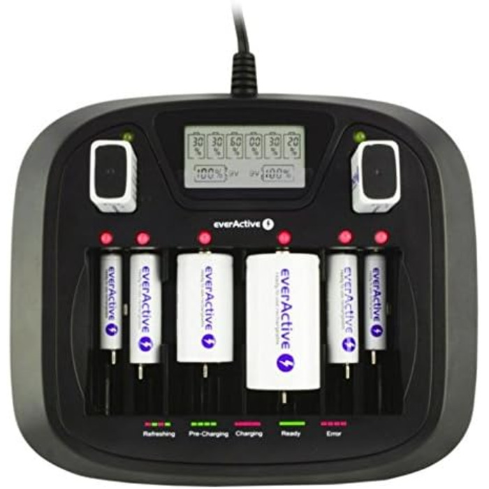 Інтелектуальний універсальний зарядний пристрій everActive NC 900U