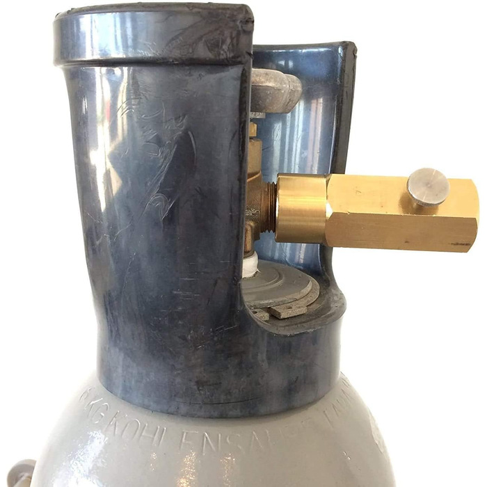 Адаптер для перекачування газу CO2 з великих балонів CO2 в балони вагою 425 г, підходить для балонів Grohe Blue Home, Sodastream CO2. Заощаджуйте до 500 на рік Зроблено в Німеччині