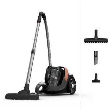 Пилосос без мішка Чорний/теракотовий 500 Вт 2.5 л 68 децибел Будинок, 7C30 Green Force Cyclonic Effitech