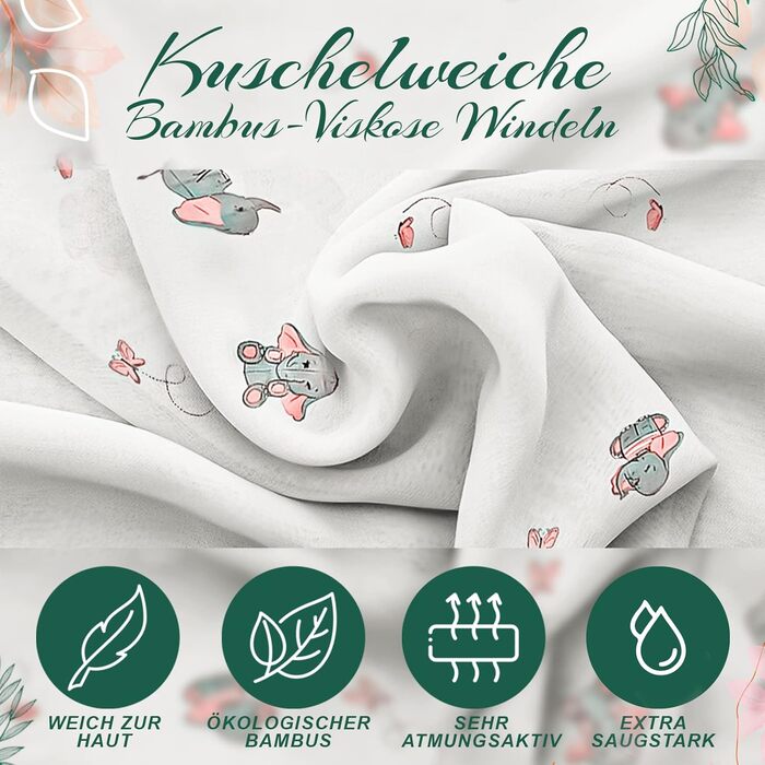 М'які м'які бамбукові муслінові серветки для відрижки підгузків, 4 муслінові серветки 80x80см 1 серветка для обіймів, тканинні під