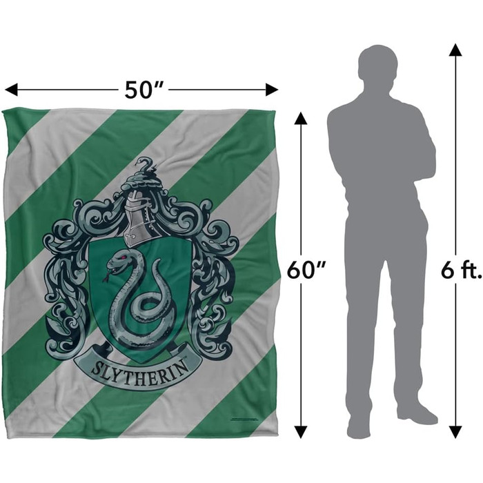 Покривало з Гаррі Поттером, офіційно ліцензований продукт, шовковисте, надзвичайно м&39яке, 152 x 127 см