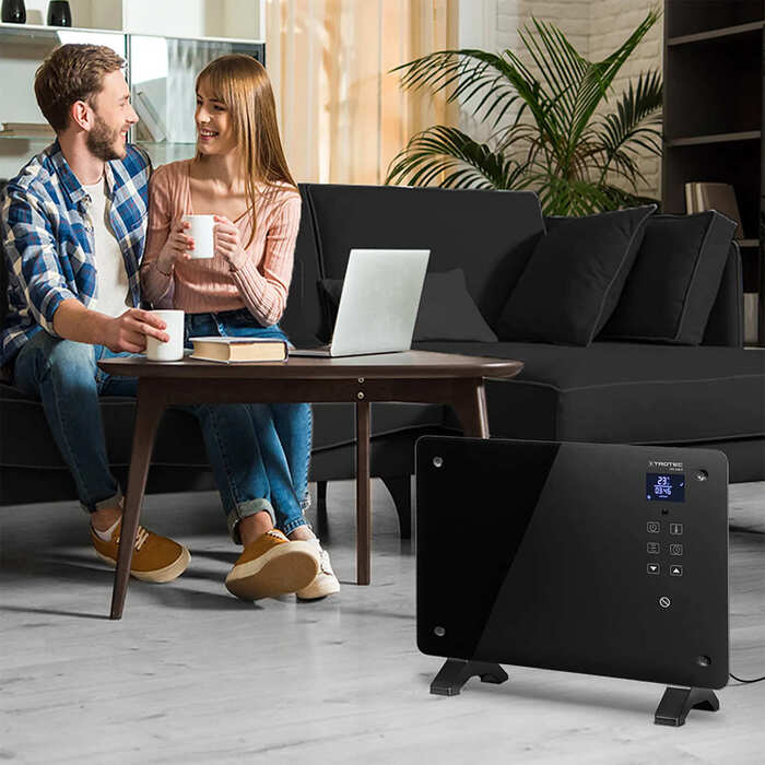 Тепловентилятор керамічний Trotec TFC 220 E 2200W Black (1410000690)