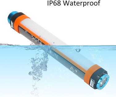 Магнітний кемпінговий ліхтарик RiToEasysports, акумуляторний світлодіодний ліхтарик для намету з 6 режимами, магнітна адсорбція для наметів, шаф, підвалів тощо (T-30)