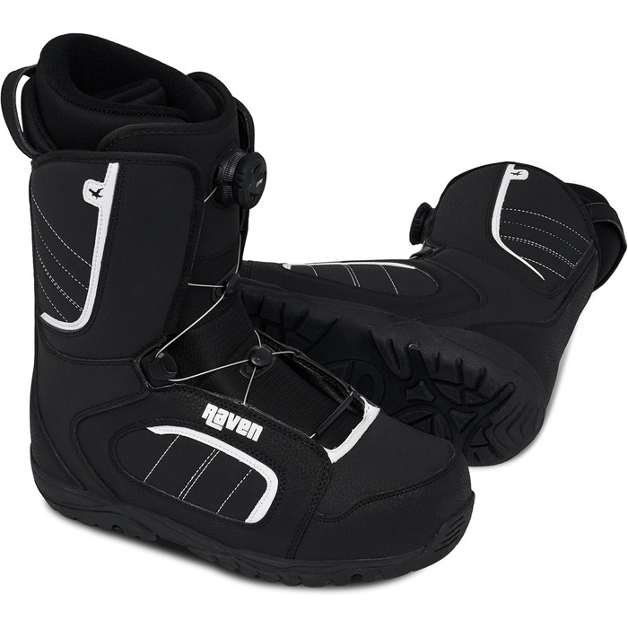 Черевики для сноуборду Raven Target ATOP/Moz зі швидким зняттям 47 (30,5 см) чорні