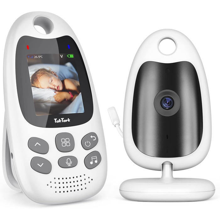 Відеоняня з камерою, 2&39&39 відеоняня з камерою, камера та аудіоняня з функцією VOX, функцією внутрішнього зв&39язку, нічним баче