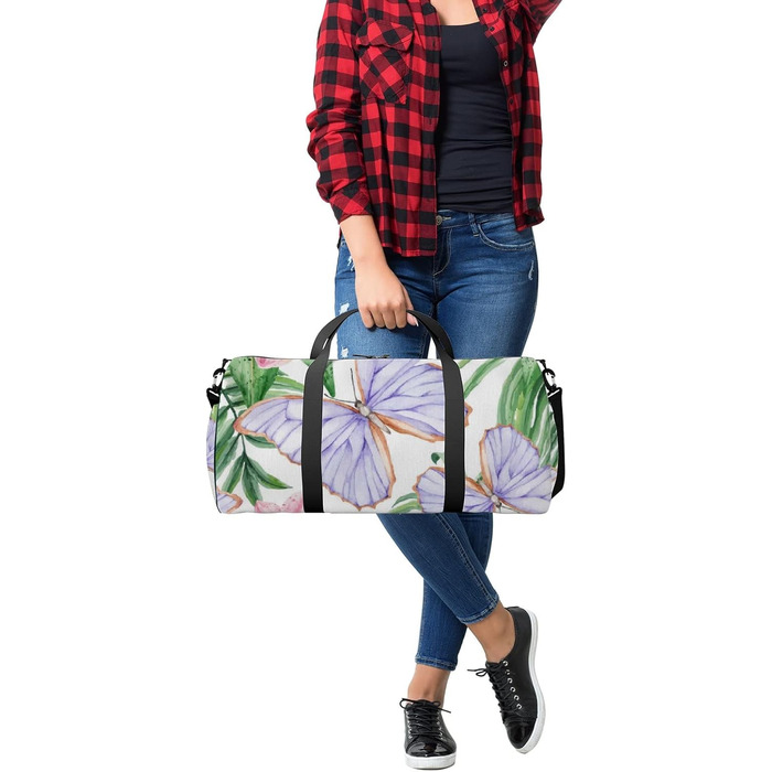 Спортивна сумка для фітнесу, йоги та танців, дорожня сумка для вихідних, з красивим дизайном метелика, унісекс сумка для тренувань