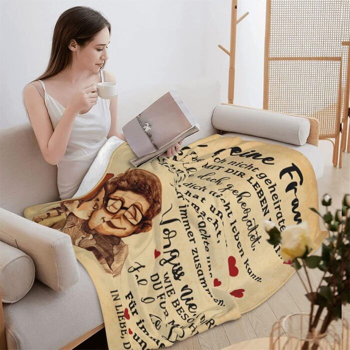 Сміливі та зухвалі подарунки на річницю весілля для жінок, м&39яка ковдра для моєї дружини, подарунок на день народження, ідеї весільних подарунків, пухнаста флісова ковдра 150x200 см, подарунки для жінок 02 150x200 см