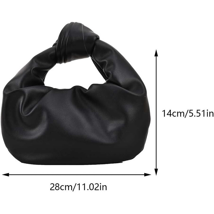 Жіночі сумки ASIEIT, маленькі, вузлуваті, однотонні, PU шкіра, плісирований клатч, проста, рвана сумка для подорожей на свіжому по