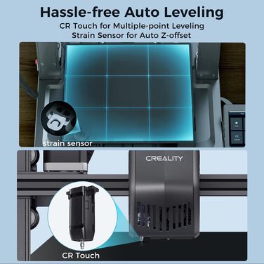 Офіційний 3D-принтер Creality Ender 3 V3 SE зі швидкістю друку 250 мм/с CR Touch Strain Sensor для автоматичного вирівнювання Spri