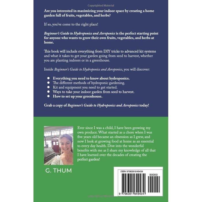 Посібник для початківців з гідропоніки та аеропоніки цілорічний посібник для приміщень і теплиць, щоб збільшити кількість фруктів, овочів і трав