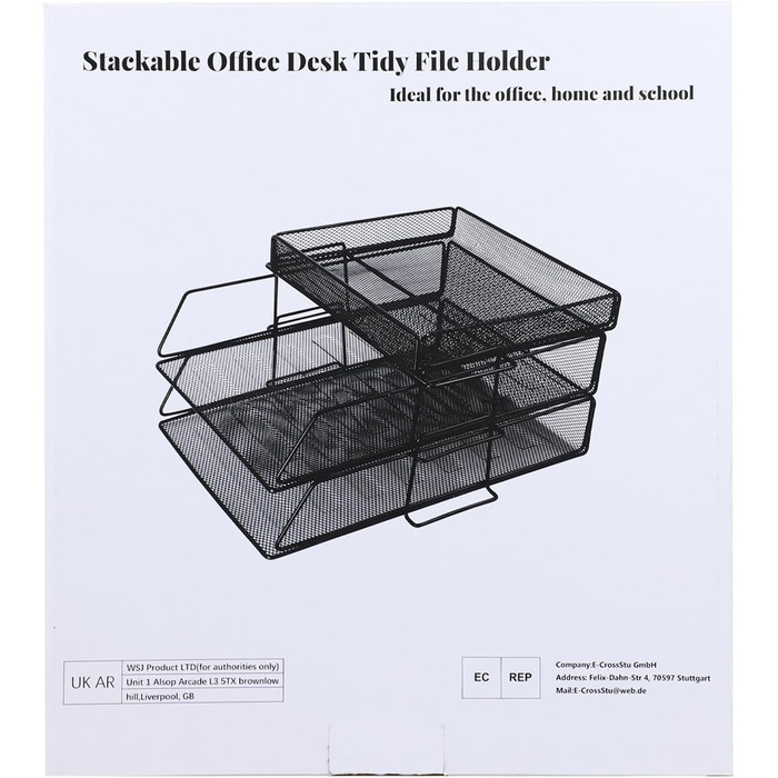 Ярусний лоток для листів, лоток для документів на робочому столі, лоток для паперу, органайзер для робочого столу, лоток для паперу, папка для документів, A4, тримач для документів для дому, офісу, школи 34,5 x 25,5 x 16,9 см, 2-