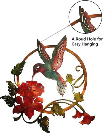 Металеве оздоблення стін MEIYIFAN, прикраса стін птахами, прикраса стін колібрі тварини 3D, для подарункового прикраси будинку в п