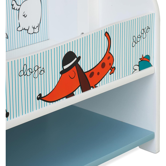 Кольорова вішалка для дитячого одягу, HBT 10730 см, 4 гачки, 2 полиці, вішалка для верхнього одягу, решітка для дитячої кімнати, д