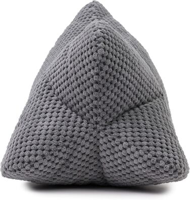 Подушка для читання Sven, подушка для шиї з текстурованим виглядом, подушка для читання та відпочинку шиї та спини, 40 x 25 см - Антрацит 40 x 25 см Антрацит