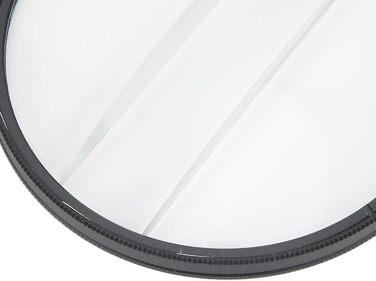 Подвійний скляний роздільний діоптрійний фільтр, 77-мм розділений діоптрійний призматичний фільтр камери Подвійний скляний розділений діоптрійний фільтр для обєктива Розмиття центрального фільтра масштабування, для дзеркальних фотоапаратів на відкритому п