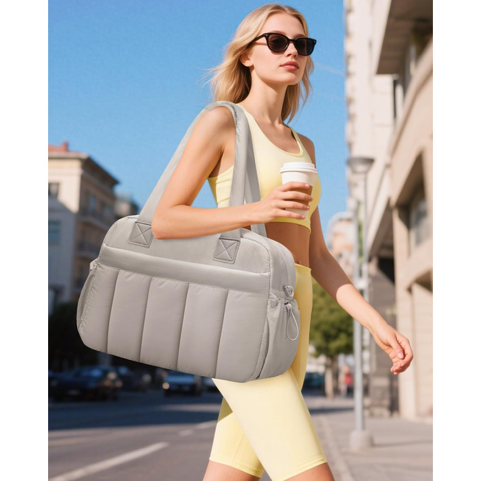 Дорожня сумка oscaurt, спортивна сумка, велика сумка для вихідних, ручна поклажа з косметички, дорожня сумка, сумка для лікарні, для народження, фітнесу, роботи, верблюжої шкіри