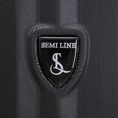 Валіза Semi Line 24' (M) Black (T5854-2)