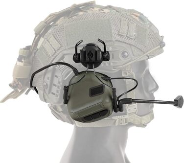 Тактичний шолом WLXW з гарнітурою 4-в-1, покращений, регульований, з чохлом для косплею CS Airsoft, військового спорядження, кольору джунглів Wargame