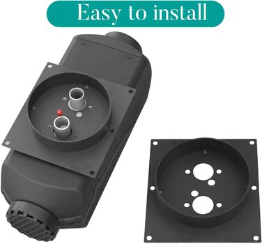 Монтажна пластина дизельного обігрівача Ali2, поворотна основа дизельного обігрівача, нержавіюча сталь, стійка до іржі, вібростійка, опорна пластина, поворотний тримач основи для обігрівачів Eberspacher Webasto, глибина 60 мм, стиль 1, глибина 60 мм