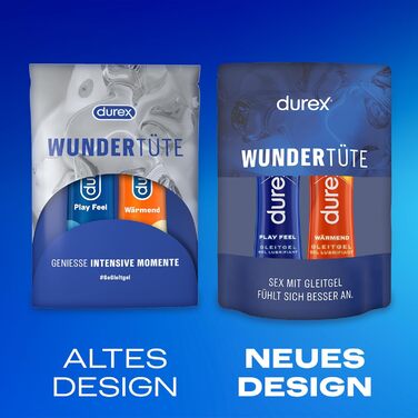 Набір гель-лубрикантів Durex Play Feel & Wärmend, 2 × 50 мл