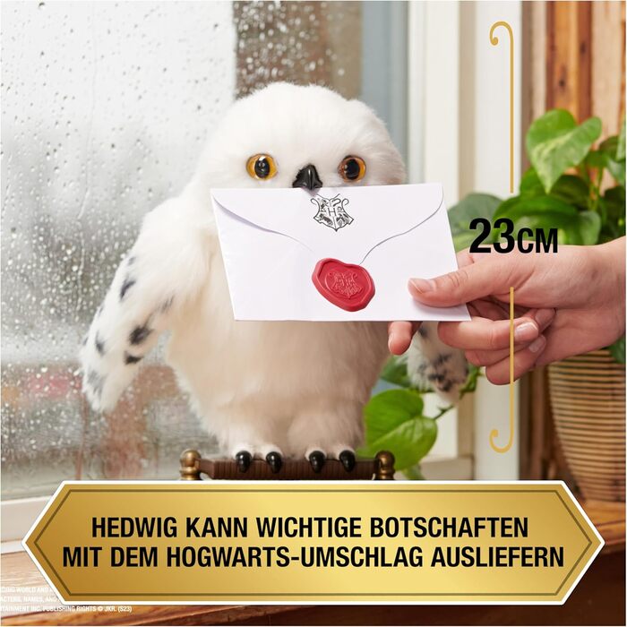 Чарівний світ Гаррі Поттера - інтерактивна плюшева сова Гедвіга з понад 15 звуками та рухами