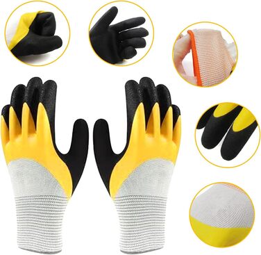 Набір садових інструментів 5 в 1 з нержавіючої сталі ручний совок, секатор, граблі, садові рукавички та аксесуари