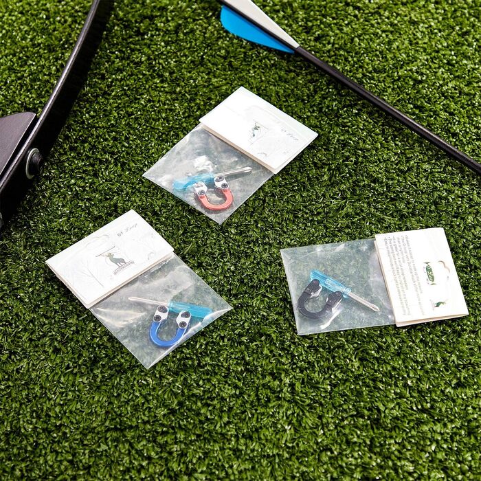 Набір D-петель Mudder для складного лука (3 шт.) — металеві D-петлі + 3 викрутки