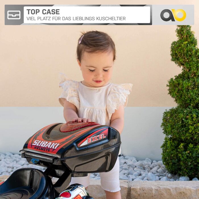 Дитячий електромотоцикл C051 - Вантажопідйомність 25 кг - Електричний дитячий триколісний велосипед зі звуковим модулем - Дитячий