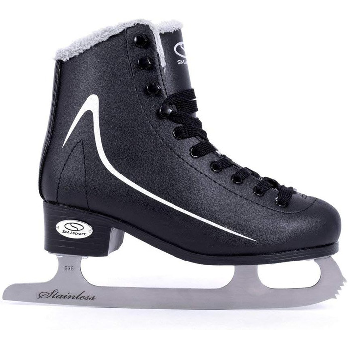 Чоловічі ковзани SMJ Calgary, взуття для фігурного катання, класичні ковзани, чорні Розміри 42, 43, 44, 45, 46