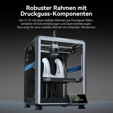 Принтер Creality K1 SE, найновіший швидкісний 3D-принтер 2024 року, зручний для саморобки, максимальна швидкість 600 мм/с. Повніст