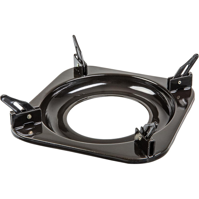 Газова кемпінгова плита з нержавіючої сталі потужністю 5,5 кВт, п&39єзоелектророзпалювання, датчик полум&39я, газовий шланг 150 см, регулятор тиску 50 мбар, емальована підставка для каструль (1 конфорка) Газова плита з 1 конфоркою