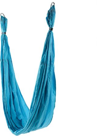 Гамак-гойдалка для повітряної йоги - гойдалка Flying Silk для фітнесу, антигравітація - навантаження 180 кг/400 фунтів (синій)