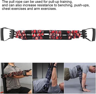 Лавка для еспандера для грудей, віджимання, жим від грудей, фітнес-обладнання для ефективного тренування м&39язів грудей, ротація