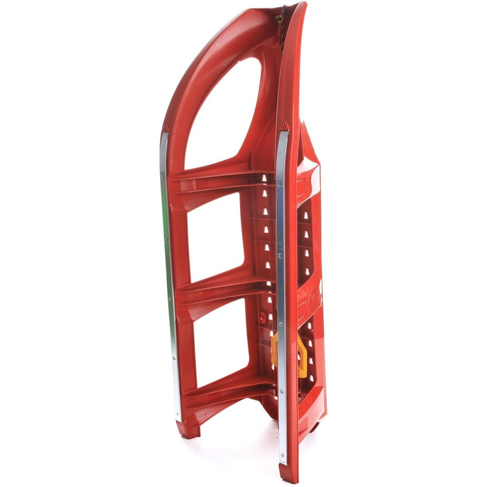 Дитячі санки пластикові санчата металеві полози Tatra 3 кольори (сині)