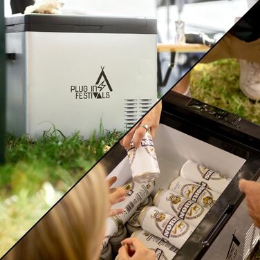 ПІДКЛЮЧАЙТЕ ФЕСТИВАЛІ Переносна, електрична холодильна камера - компресорна морозильна камера до -20 градусів - автомобільна холод