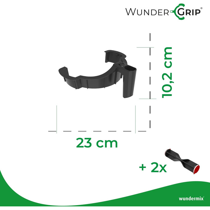 Ручка однією рукою WunderGrip для Monsieur Cuisine Connect, Trend Знімна ручка Практична ручка для змішування чаші Керування однією рукою, виготовлена з пластику