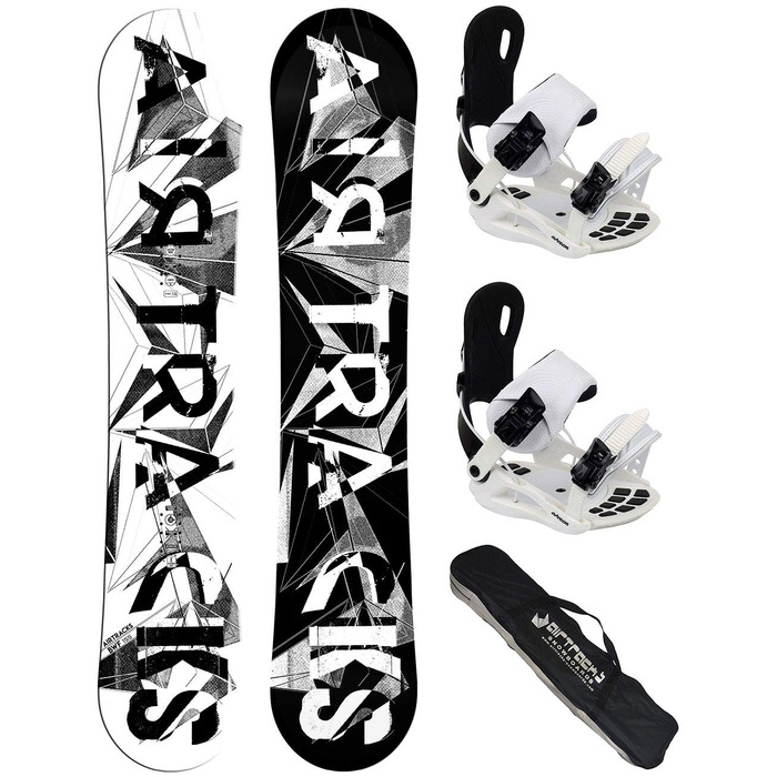 Жіночий комплект для сноуборду AIRTRACKS / BWF Lady Snowboard Кріплення Star W або Кріплення Master W FASTEC Сумка SB / 140 145 150 155 см / Довжина дошки 140 см Кріплення Master WL