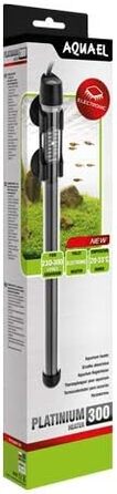 Скляний обігрівач AQUAEL 121221 PLATINIUM HEATER 300 Вт, 300 г, чорний