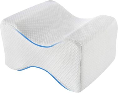 Ортопедична подушка для колін та ніг OrtoPrime - Подушка для колін для тих, хто спить на боці - Подушка для колін знімає тиск, зменшує напругу та виправляє поставу спини - Піна з ефектом пам&39яті