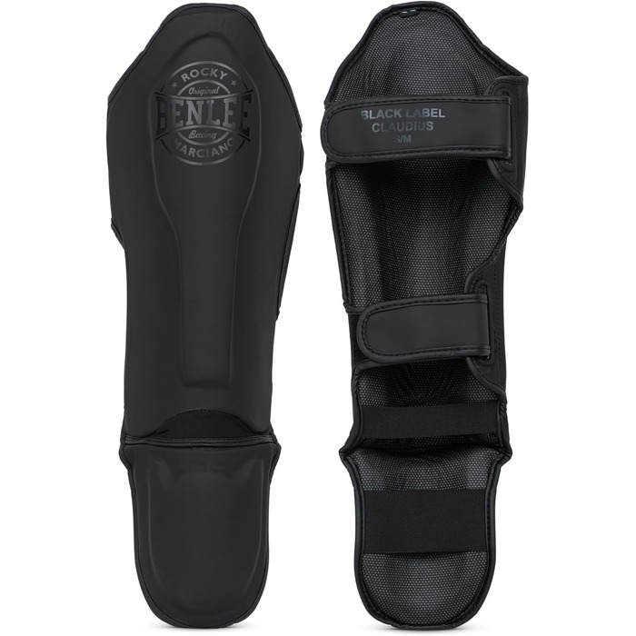 Щитки для гомілок BENLEE зі штучної шкіри Claudius чорні, розмір L-XL