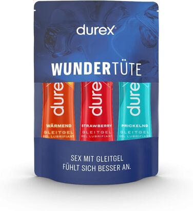 Водний гель-лубрикант Durex Play Mixpack, 3 x 50 мл