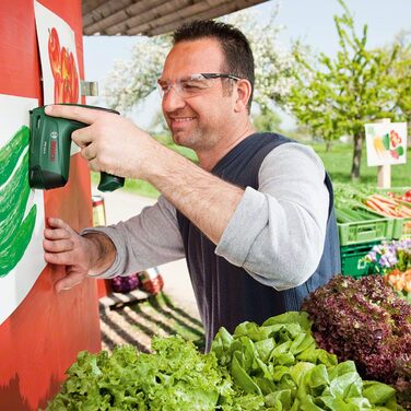 Акумуляторний степлер Bosch PTK 3.6 LI (Вбудований акумулятор, 3.6 вольт, 30 ударів/хв, у металевому корпусі) PTK 3.6 LI 1.5 Ah Зарядний пристрій USB