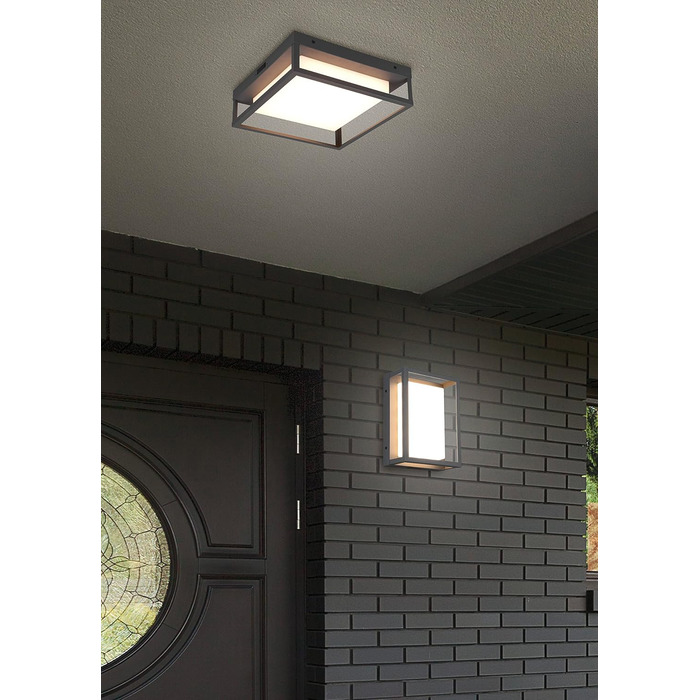 Стельовий світильник Trio Witham 677860142 LED для вулиці, метал антрацит/пластик білий, 10.5 Вт, регульована колірна температура