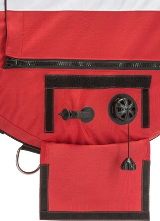 Надувний маркерний буй Cressi для фрідайвінгу та водних видів спорту, червоно-білий, унісекс