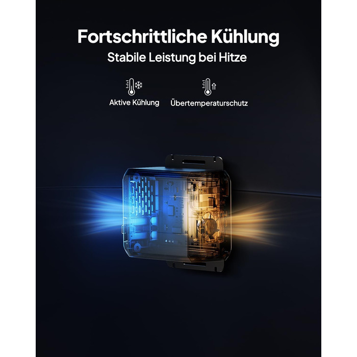 Зарядний пристрій BLUETTI Charger 1 потужністю 560 Вт для генератора змінного струму, зарядний пристрій постійного струму для портативних електростанцій, у 6 разів швидший, ніж зарядні пристрої від прикурювача, сумісний з 95 сонячних генераторів, ідеально