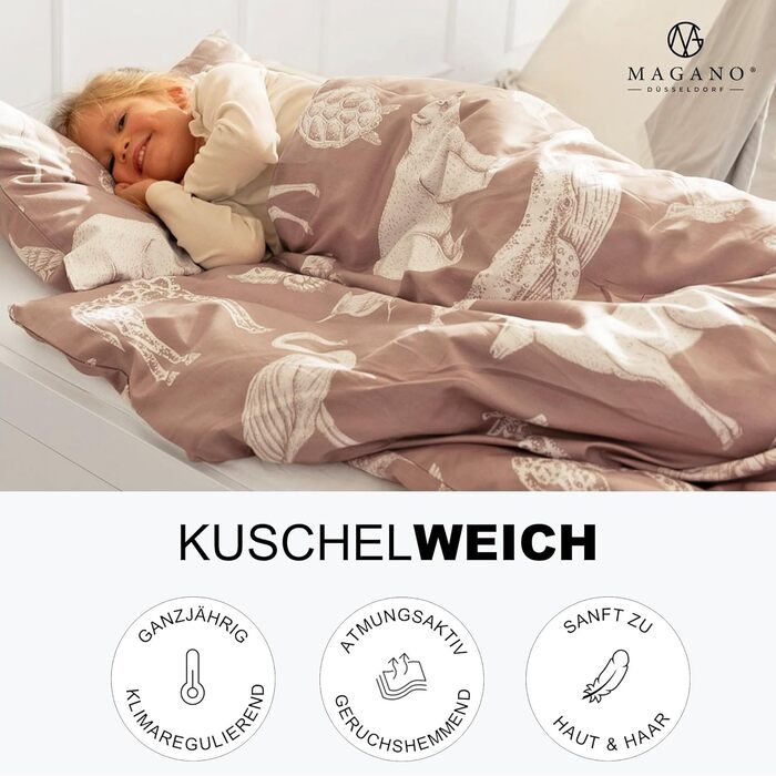 Дитяча постільна білизна 100x135 рожева бамбуковий та бавовняний сатин 400 TC розкішна якість гіпоалергенна дитяча дитяча постільн