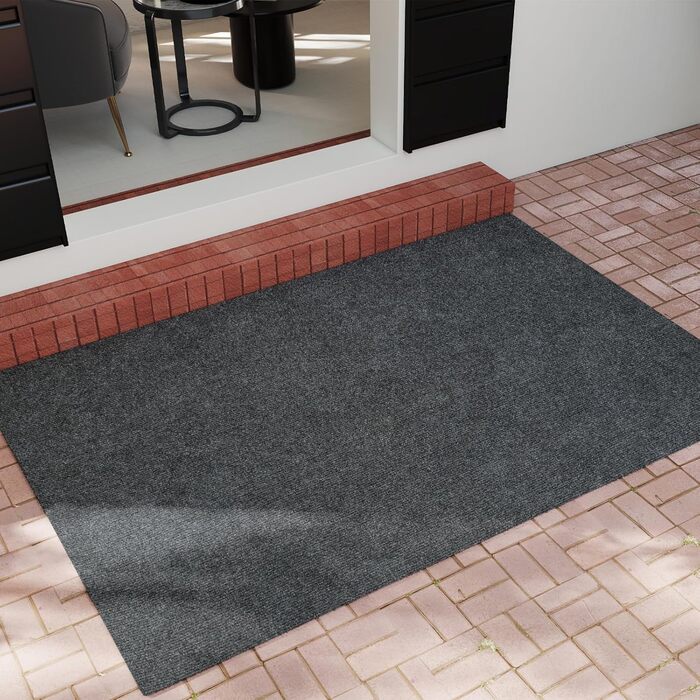 Килимок для коридору bimiti, нековзний, 300x90 см, брудозбірний килимок, килимок для кухні, що миється, килимок для коридору на метр, килимок для вітальні, спальні, кухні, офісу, коридору, сірий