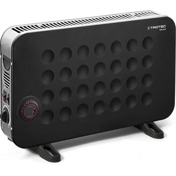 Електричний радіатор TROTEC TCH 25 E теплова потужність 750 Вт / 1250 Вт / 2000 Вт портативний конвектор, чорний 2000 Вт Чорний