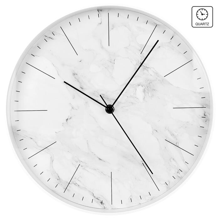 Годинник настінний Technoline 635205 White Marble (635205)